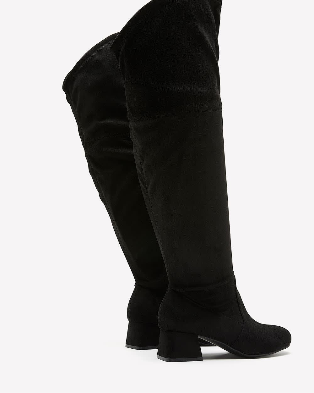 Wide width boots over the knee hotsell