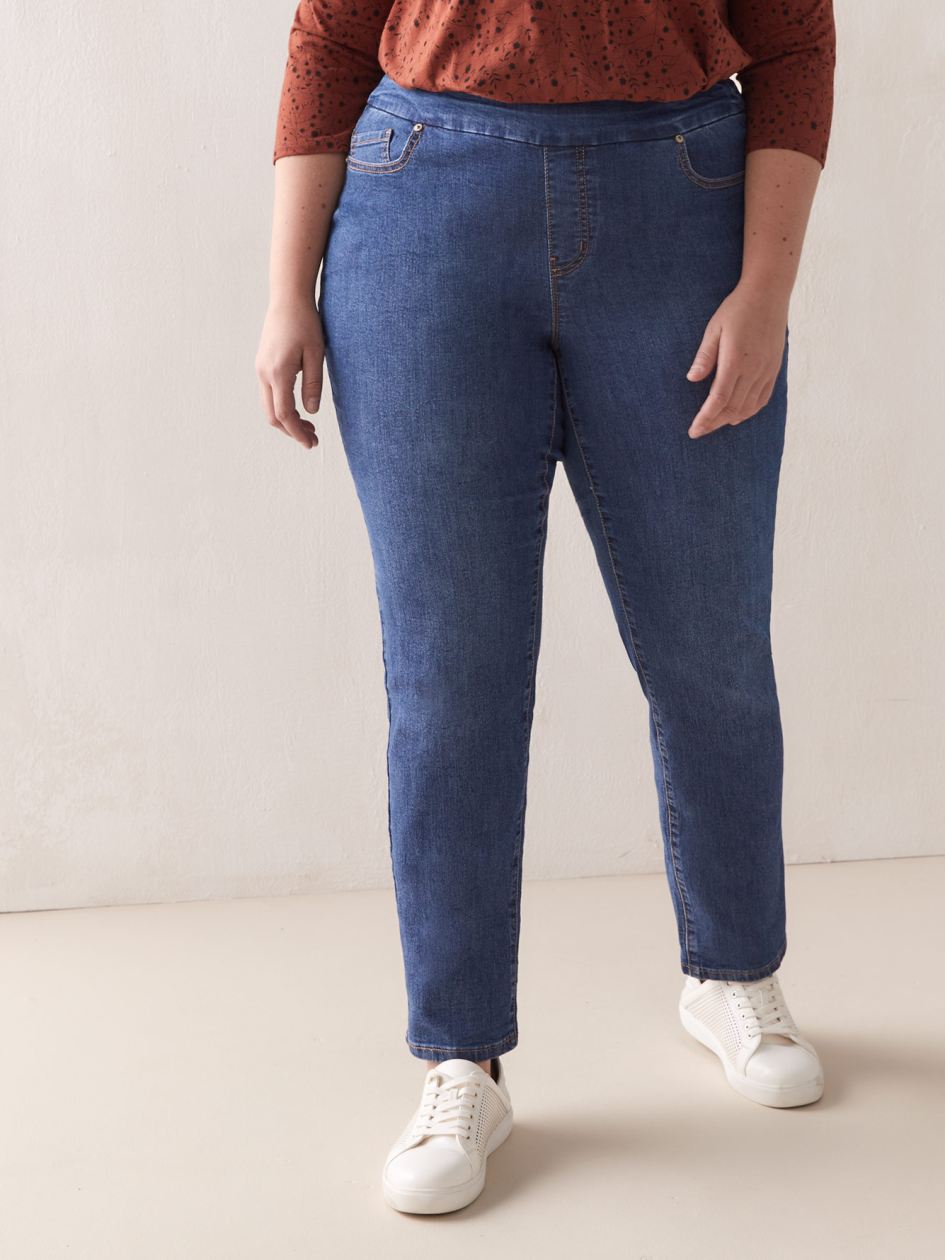 Universal Fit, Petite, Straight Leg Jean - d/C JEANS