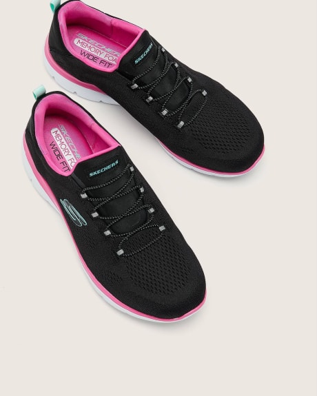 Espadrilles athlétiques Summits Perfect View, pied large - Skechers