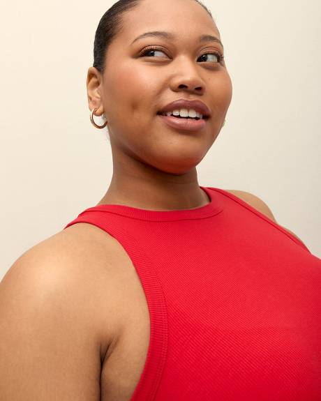 Responsible, Sleeveless Swing Halter Dress with Pockets