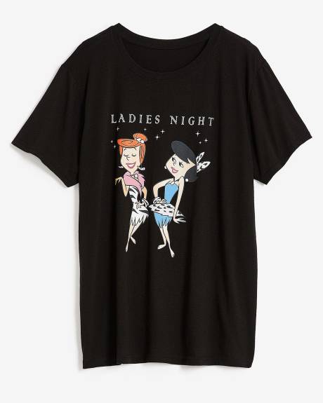 T-shirt avec imprimé des femmes de Pierrafeu - Essentiels PENN.