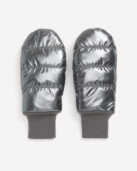 Quilted Mittens with Lining