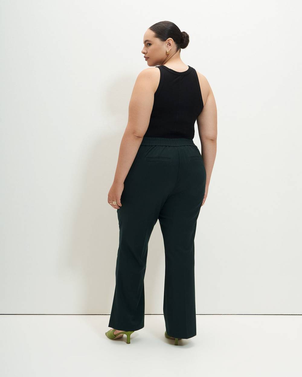 Green Flared Leg Pant Addition Elle Penningtons