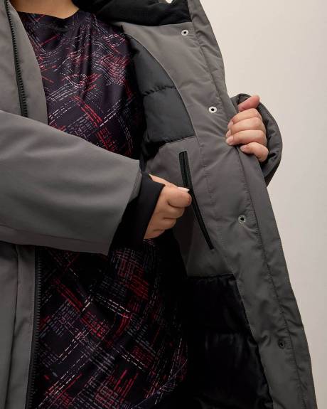 Responsible, Grey Snow Jacket - Active Zone