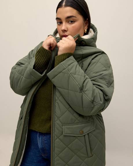 Quilted Hooded Jacket