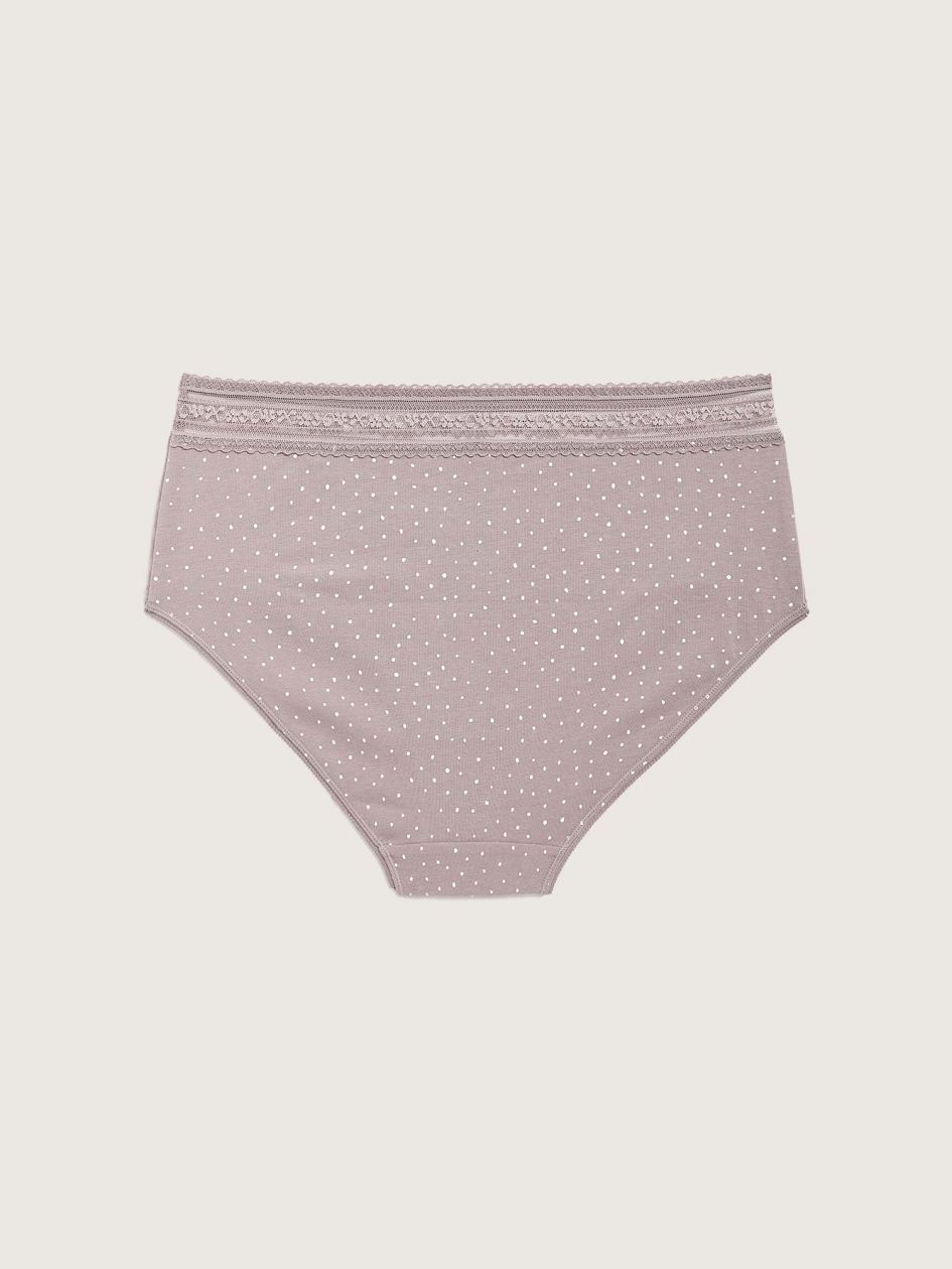 Printed Cotton Brief Panty - Addition Elle | Penningtons