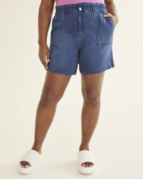 1948 Fit, Stretch Denim Short, Dark Wash - d/C JEANS