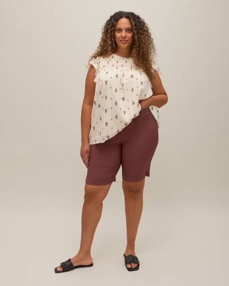 Short jacquard ton sur ton, coupe ingénieuse - Essentiels PENN.