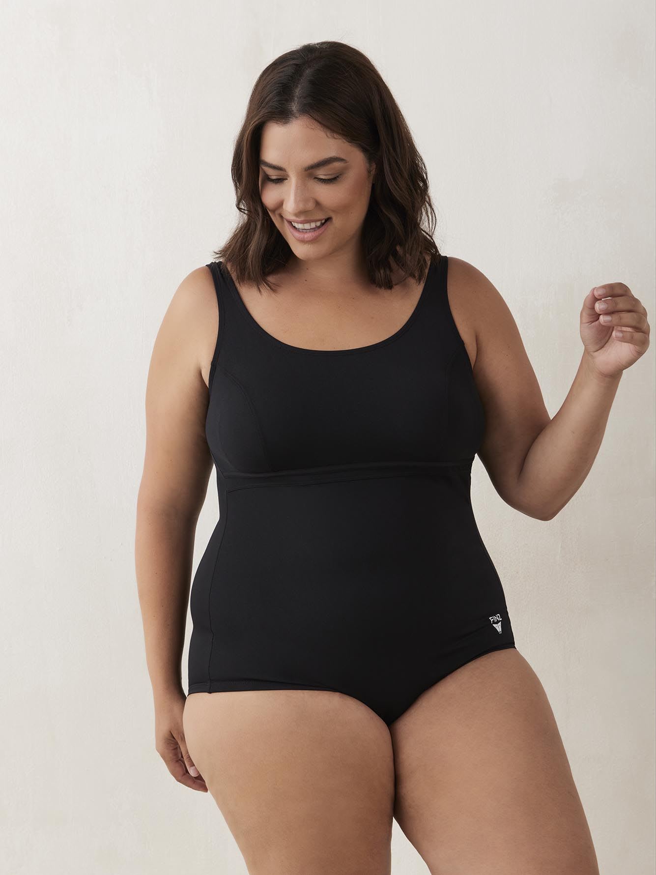 Responsible, Solid OnePiece Swimwear Finz Penningtons