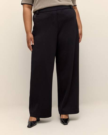 Responsible, Essential Ponte de Roma Wide-Leg Pant