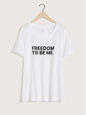 Freedom To Be Me t-shirt décontracté, coupe boyfriend - In Every Story
