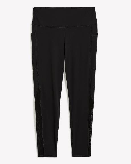Legging taille haute avec poches sur les côtés et mesh, tissu responsable - Active Zone