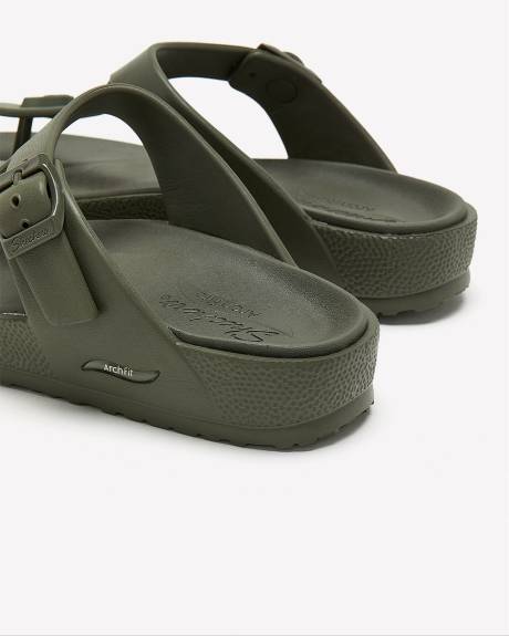 Regular Width, Tong Sandal with Buckle - Skechers