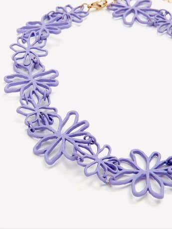 Floral Choker Necklace - Addition Elle