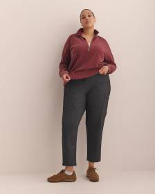 Pantalon cargo de ville en tricot chiné - Active Zone