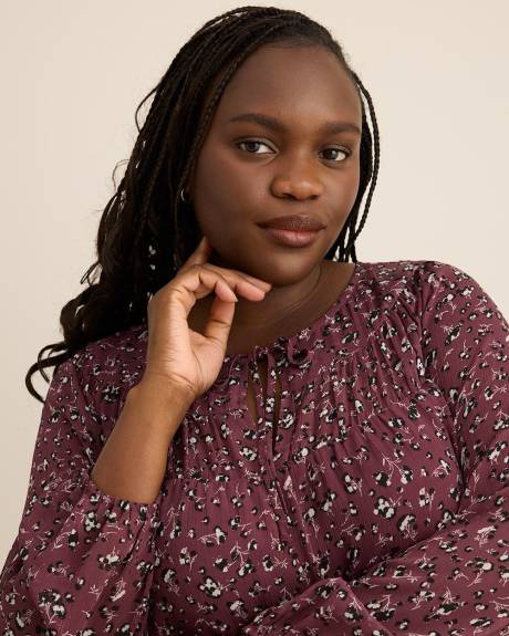 Shirred Swing Blouse Shirred Swing Blouse