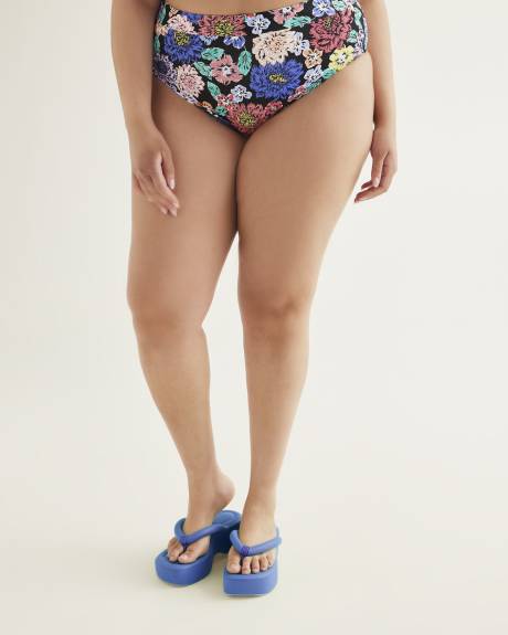 Culotte de maillot fleurie
