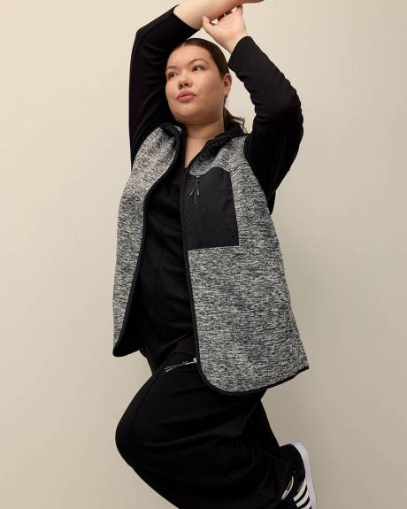 Bonded Fleece Zippered Vest - Active Zone