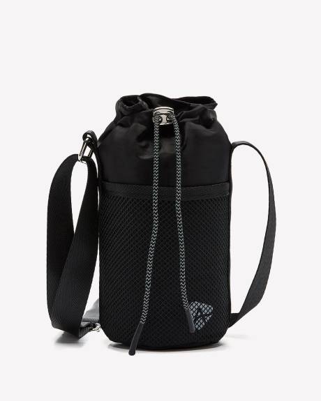 Crossbody Bottle Bag with Mesh Pocket - Active Zone