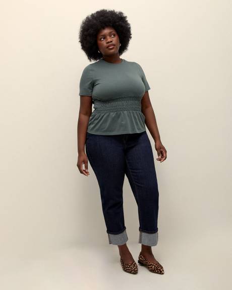 Haut avec bande élastique à la taille - Addition Elle