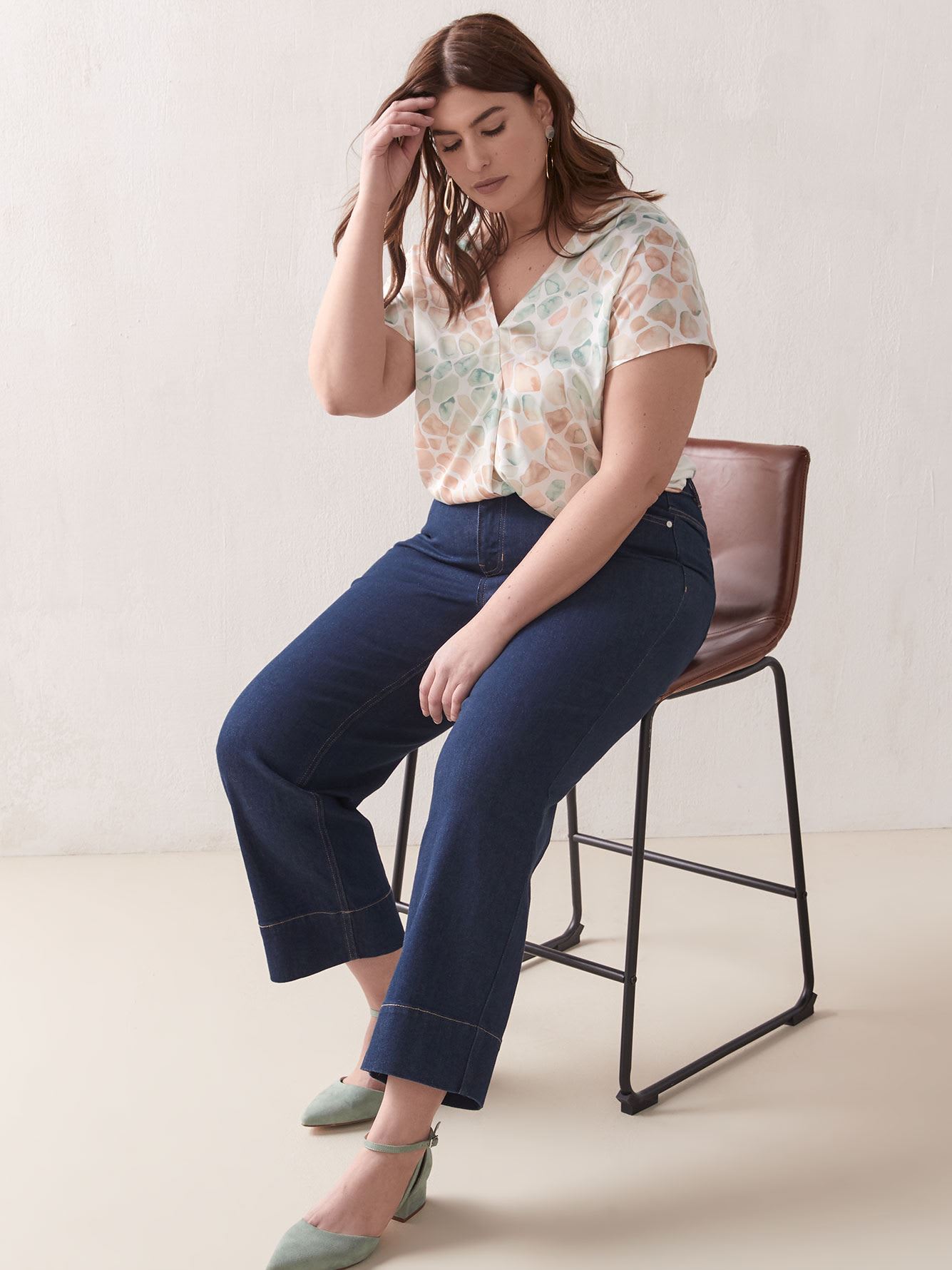 HighWaist Cropped Jeans Addition Elle Penningtons