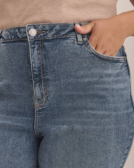 Jean taille haute à jambe large repliée - d/C JEANS