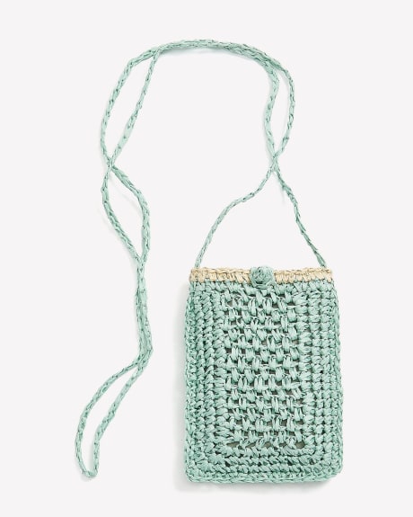 Paper Straw Cell Phone Bag