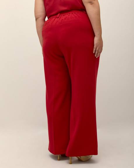 Petite, Wide-Leg City Pant