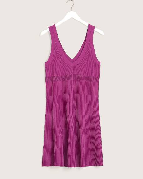 Sleeveless Sweater Skater Dress - Addition Elle