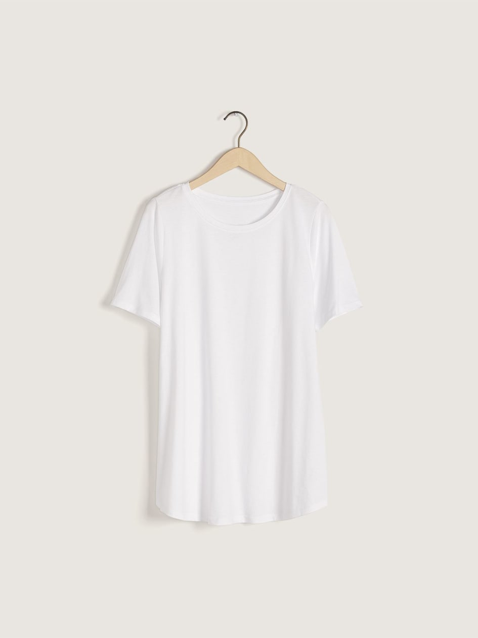 T-shirt moderne en coton et modal - Addition Elle