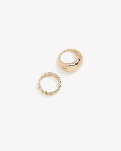 Golden Rings, Set of 2