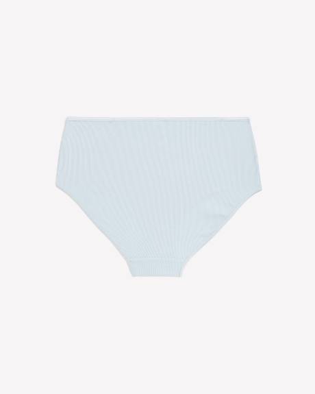 Culotte côtelée avec élastiques scintillants à la taille- ti Voglio
