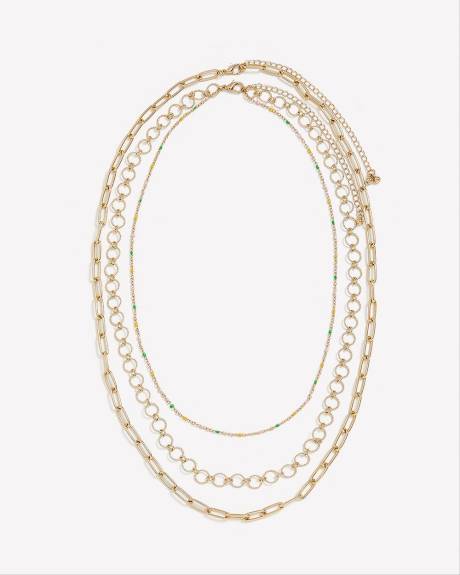 Three-Layer Dainty Necklace - Addition Elle