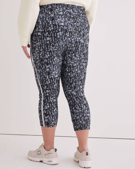 Legging capri imprimé, tissu responsable - Active Zone