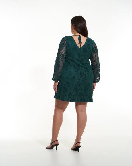 Robe évasée en dentelle - Addition Elle