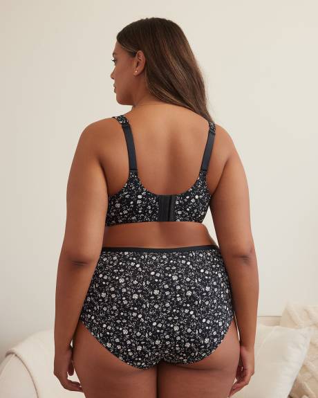 Soutien-gorge contour noir fleuri, avec armatures - ti Voglio