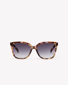 Plastic Butterfly Sunglasses in Purple Tortoise