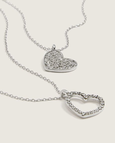 Heart Necklace Gift Set, 2 Pieces - In Every Story