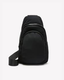 Sac à bandoulière noir en nylon - Active Zone