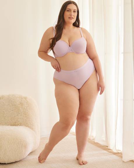 Culotte échancrée unie en microfibre - ti Voglio