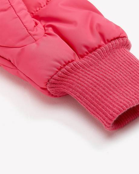 Quilted Mittens with Lining