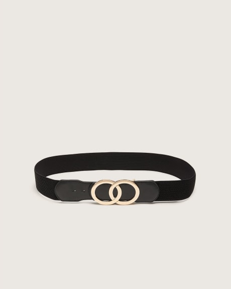 Ceinture élastique à boucle double