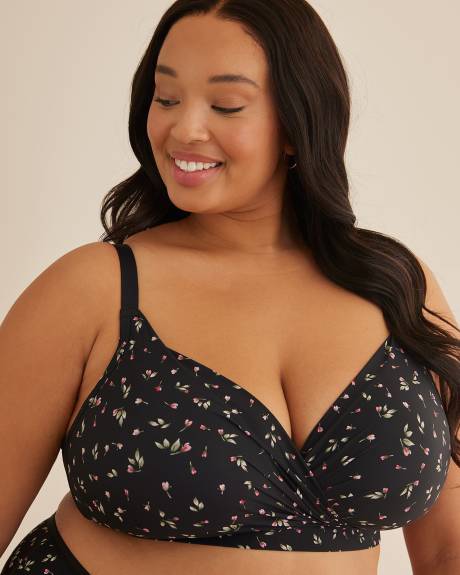 Soutien-gorge de détente rembourré à imprimé, sans armatures - Déesse Collection
