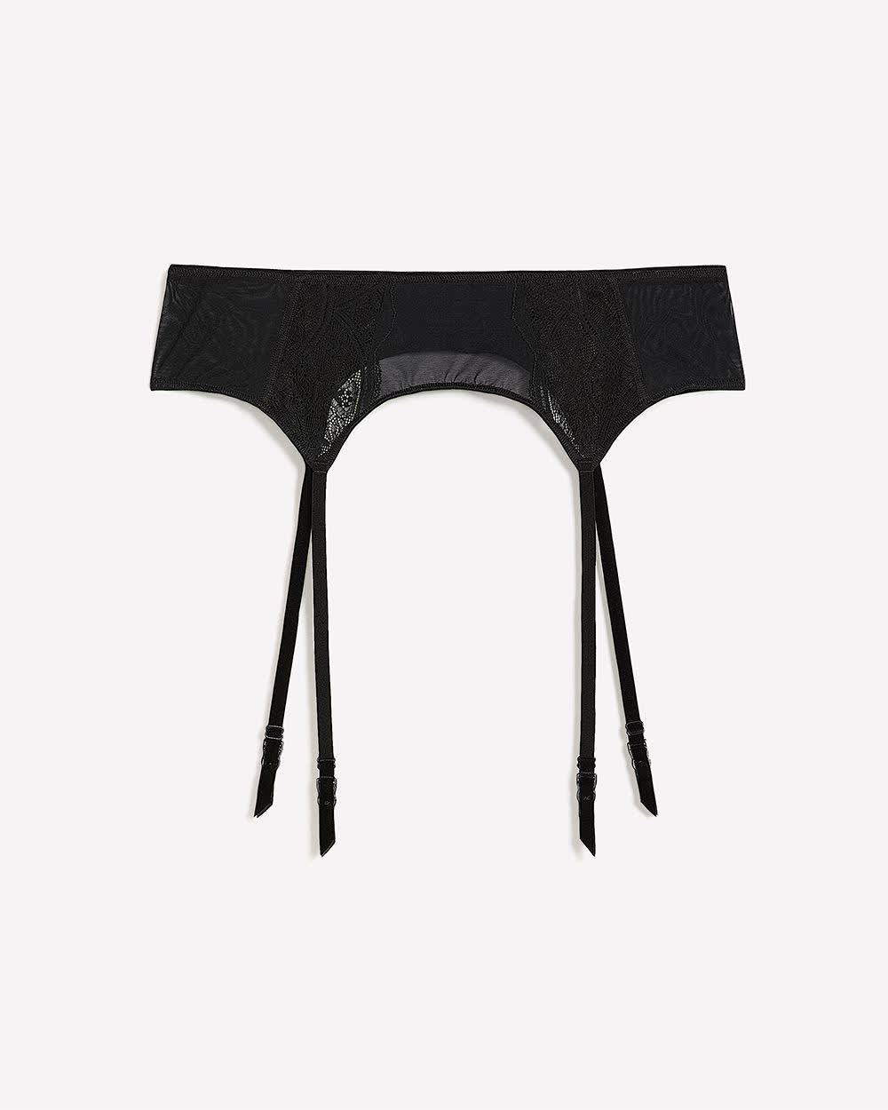 Sexy Black Garter Belt with Lace - Déesse Collection Sexy Black Garter Belt with Lace - Déesse Collection