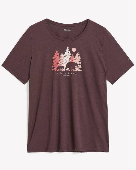 T-shirt à manches courtes avec imprimé de la forêt - Columbia