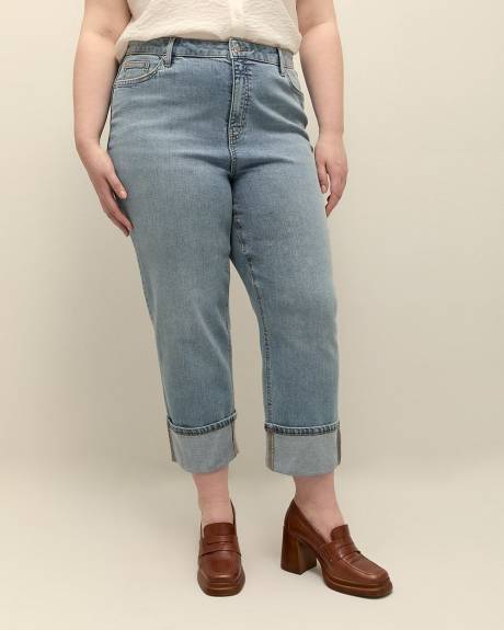 Responsible, Light High-Rise Cropped Straight-Leg Jean - d/C JEANS