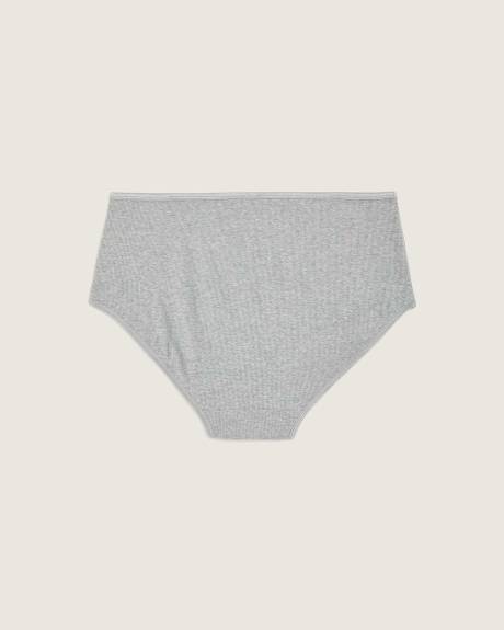 Rib Heather Jersey Brief - tiVOGLIO
