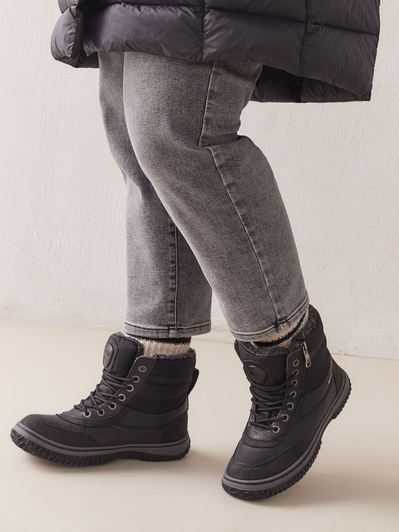 bottillon femme pied large