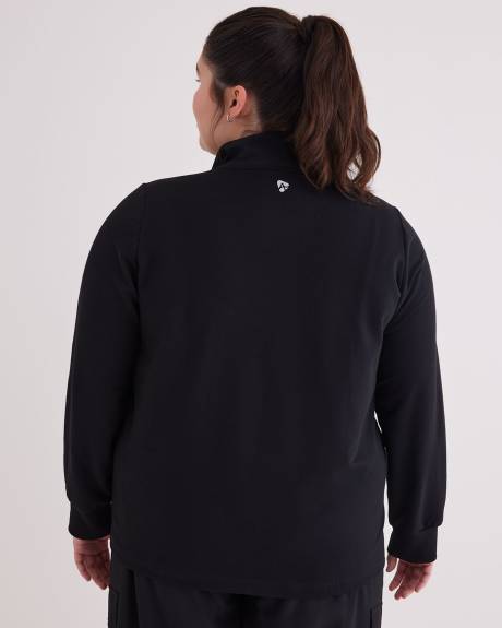 Mock-Neck Zipped Jacket - Active Zone