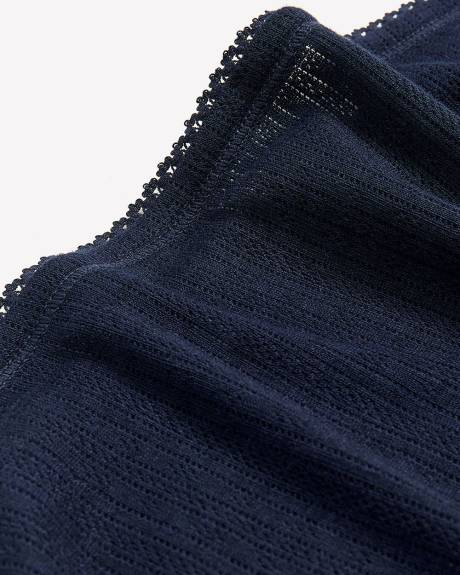 Culotte classique en mailles pointelle avec élastique picot - ti Voglio